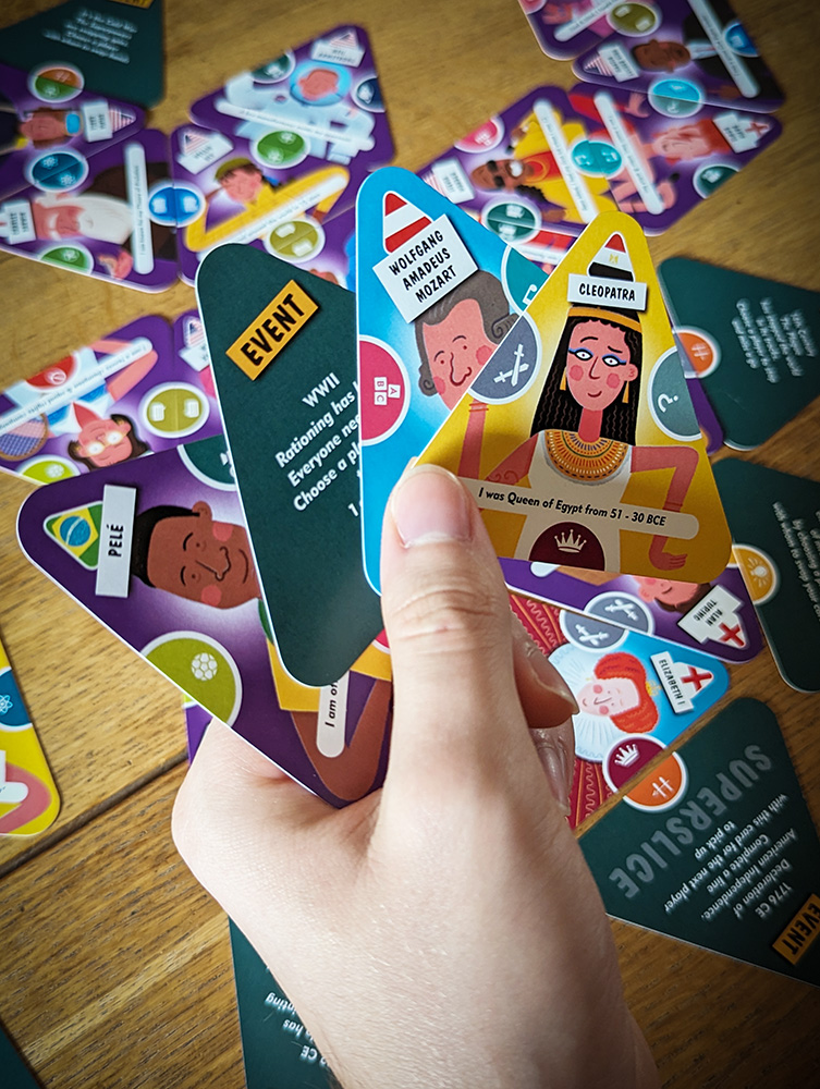 a little slice of history card game by history heroes