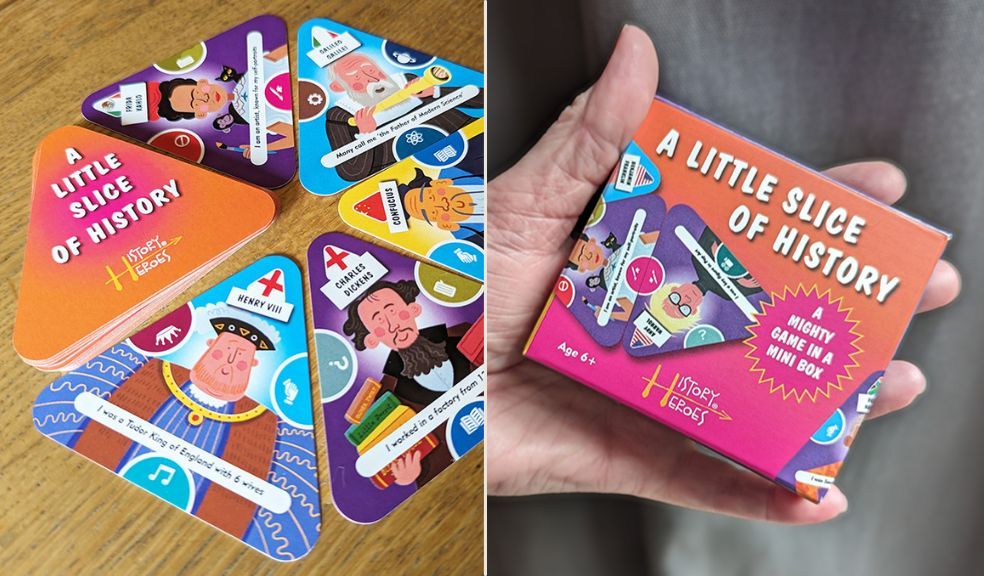 "a little slice of history" card game