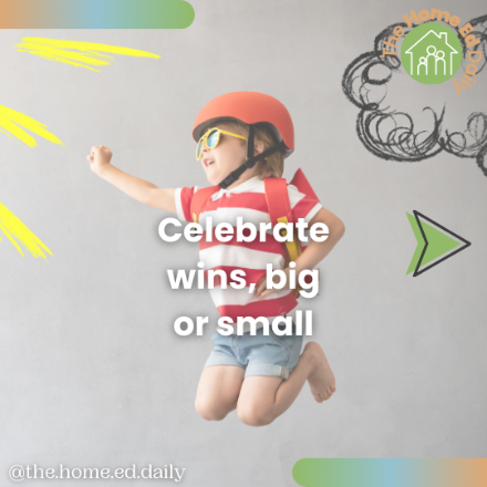 Celebrate your child's wins, big or small