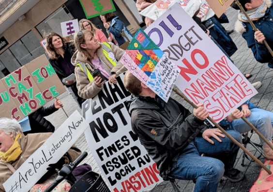 Families unite in Exeter: a stand against the Children’s Wellbeing and Schools Bill